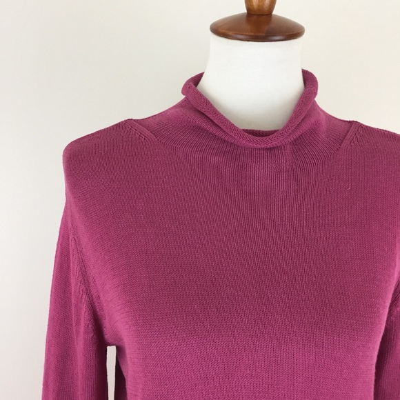J. Jill Sweaters - J. Jill Pink Mock Neck Sweater